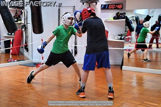 2019-05-16 Milano - pound4pound boxe 0870 Ugo Stiatti vs Simone Mundo